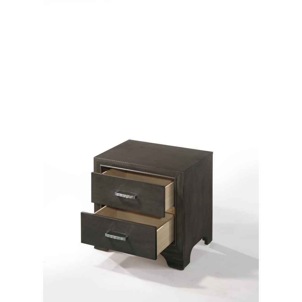 Carine II - Nightstand - Gray - Urban Living Furniture (Los Angeles, CA)