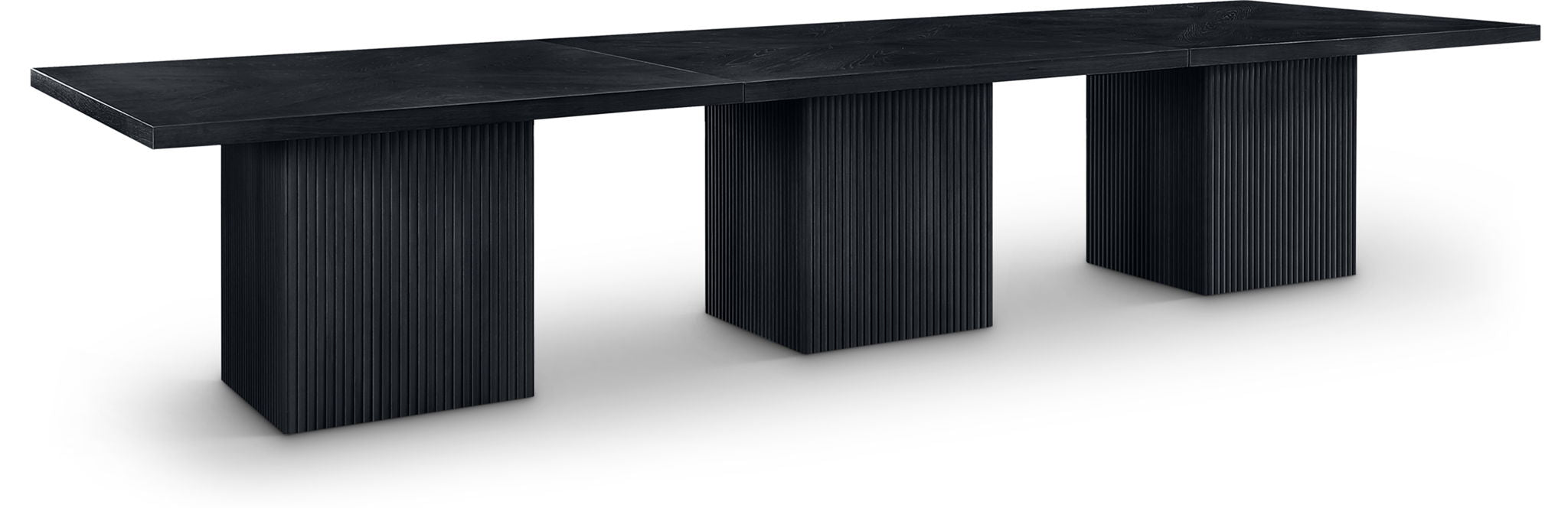 Belinda - Wood Mid-Century Modern Modular Dining Table - Black - Urban Living Furniture (Los Angeles, CA)