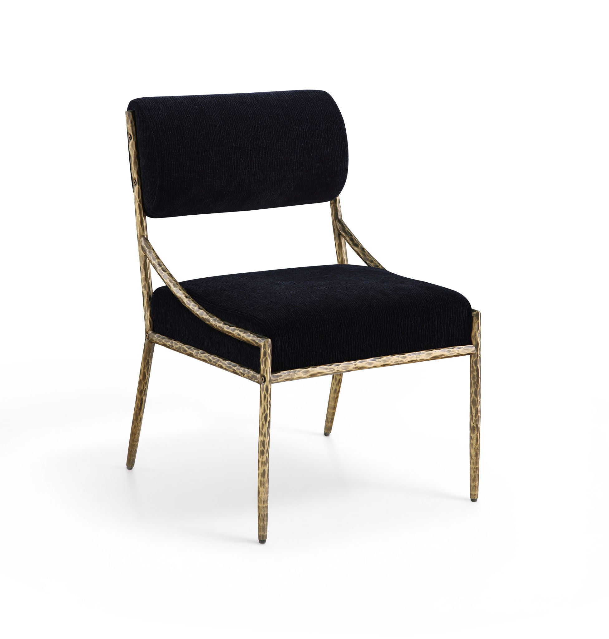 Bastille - Upholstered Dining Side Chair (Set of 2) - Brass Frame - Urban Living Furniture (Los Angeles, CA)