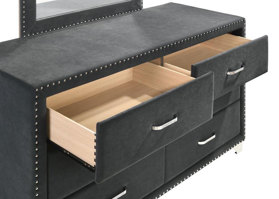 Melody - 6-Drawer Upholstered Dresser - Urban Living Furniture (Los Angeles, CA)