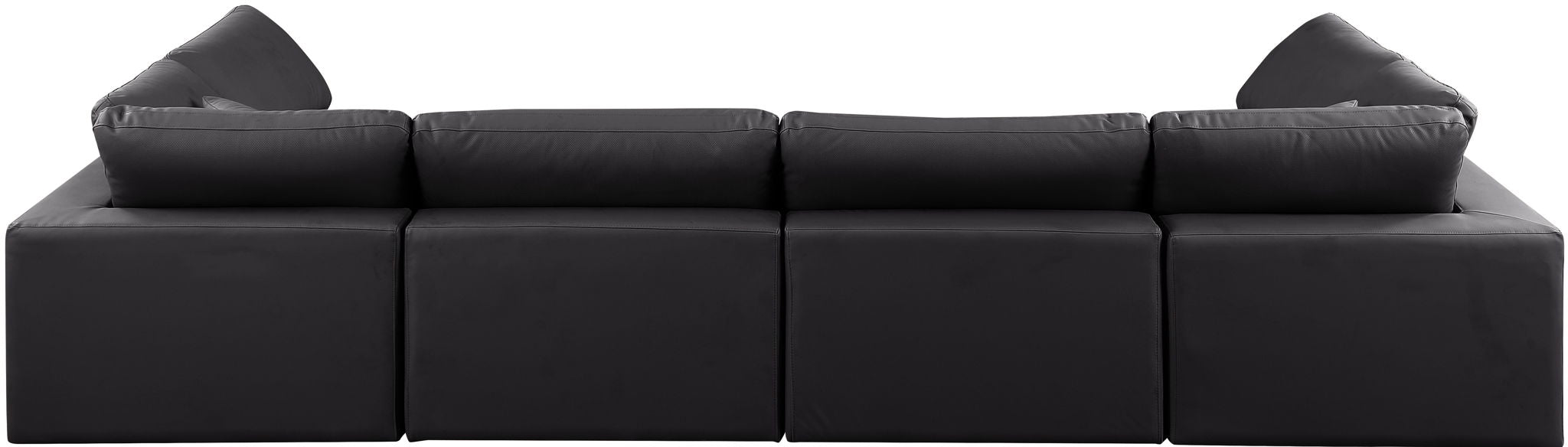 Comfy - 6 Piece Faux Leather Modular Armless Sectional - Urban Living Furniture (Los Angeles, CA)