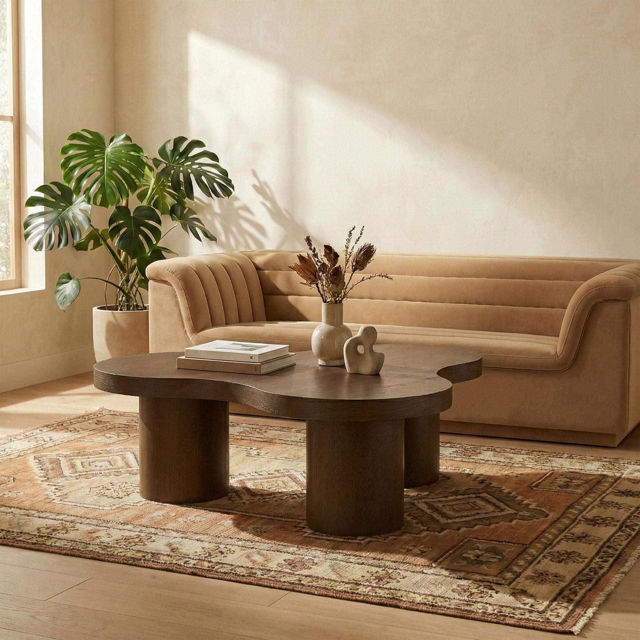 Cove - Oak Veneer And Solid Wood Coffee Table - Urban Living Furniture (Los Angeles, CA)