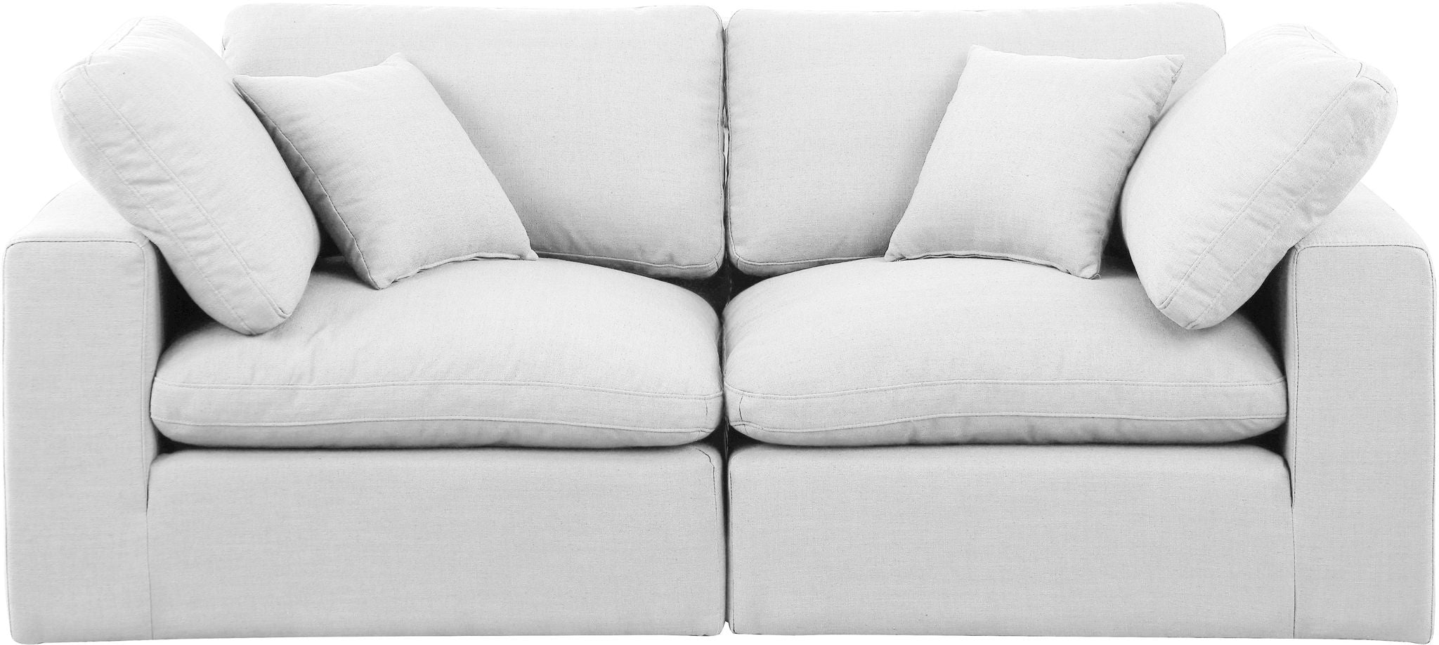 Comfy - Linen Modular Sofa 2 Seats - Urban Living Furniture (Los Angeles, CA)