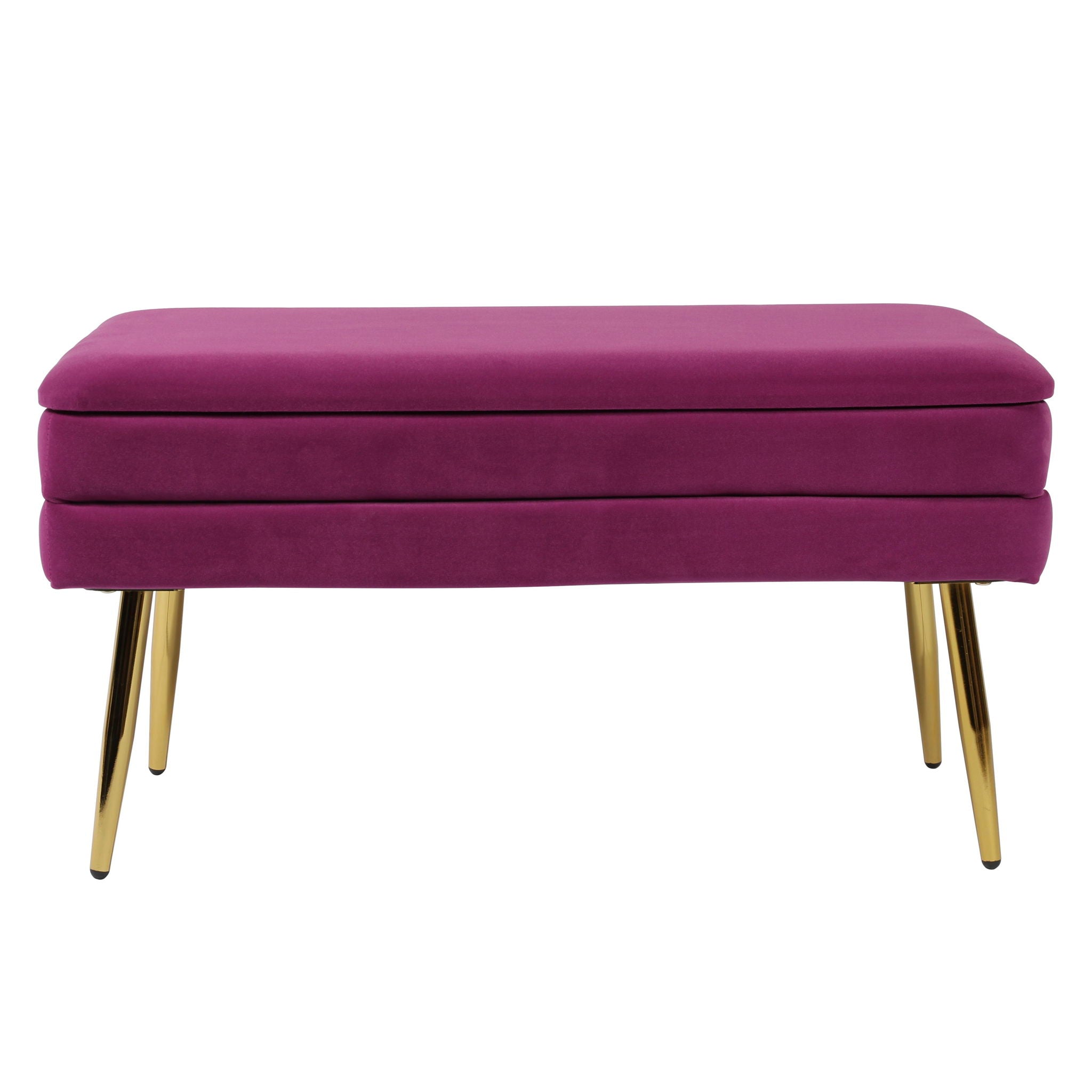 Ziva - Velvet Storage Bench - Urban Living Furniture (Los Angeles, CA)