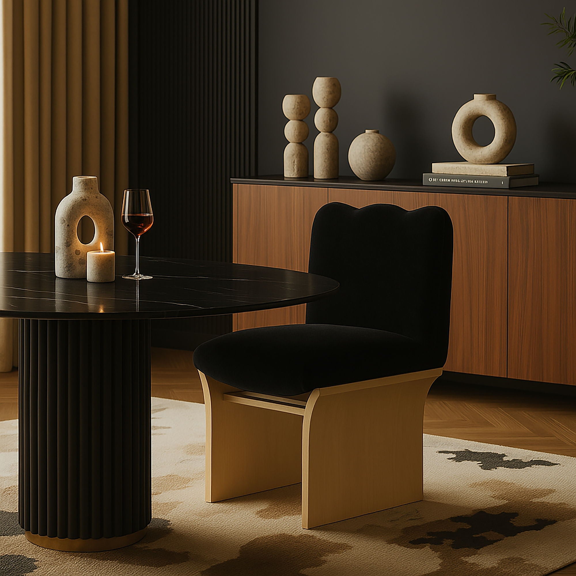 Shaw - Dining Chair - Natural Base - Urban Living Furniture (Los Angeles, CA)