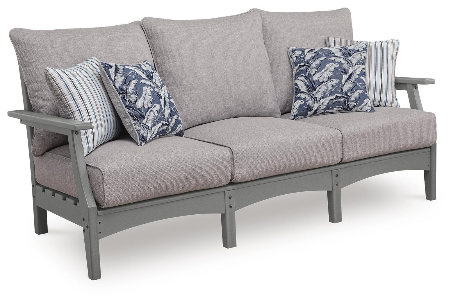 Cove Beach - Sofa With Cushion - Gray - Urban Living Furniture (Los Angeles, CA)