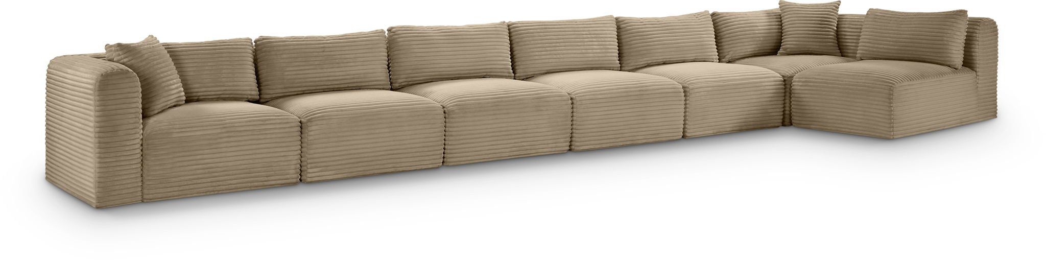 Shaggy - Fabric 7 Piece Modular Sectional - Urban Living Furniture (Los Angeles, CA)