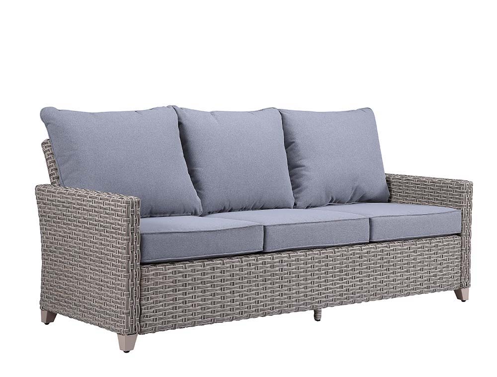 Greeley - 4 Piece Patio Sofa Set - Gray Fabric & Gray - Urban Living Furniture (Los Angeles, CA)