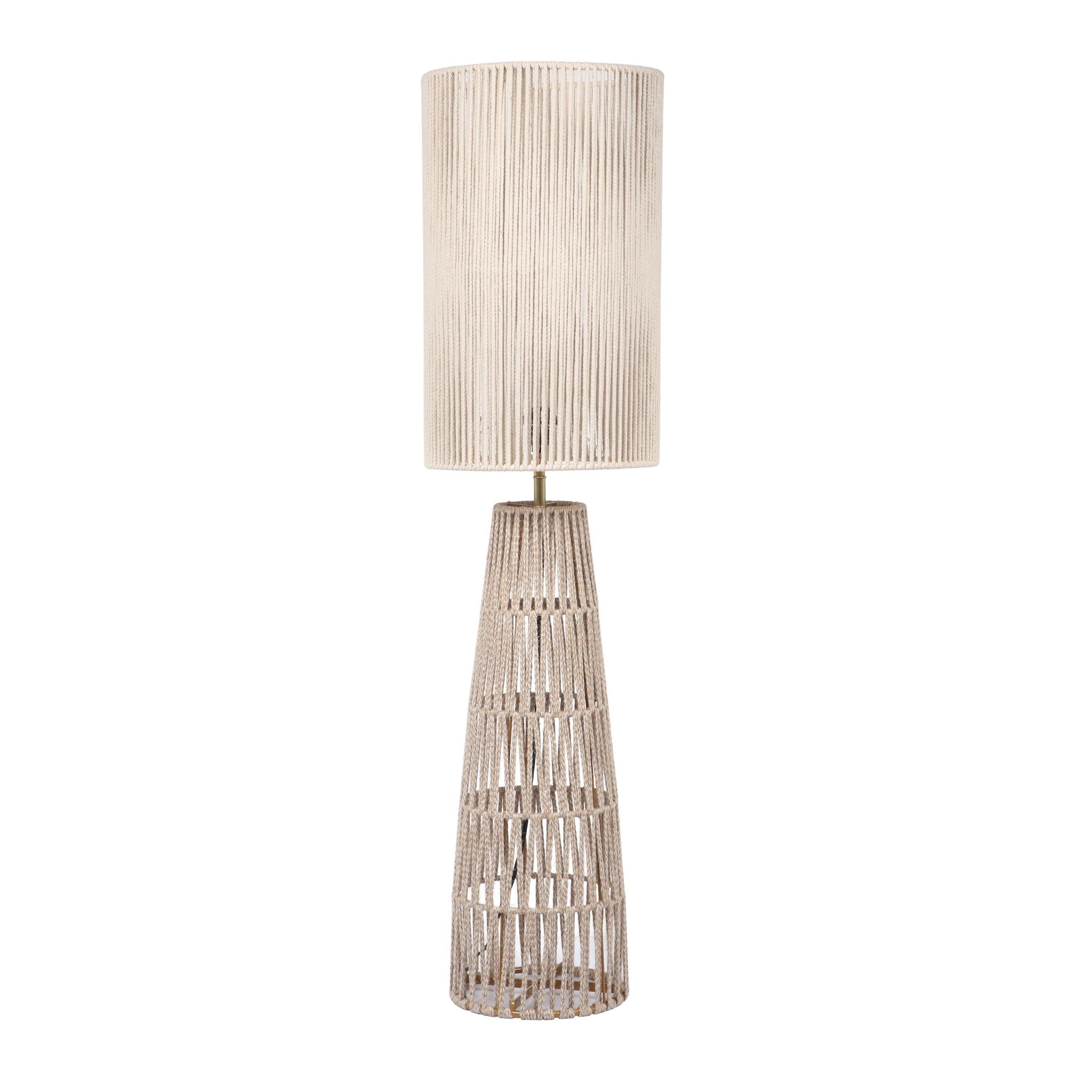 Beam - Jute Floor Lamp - Cream / Natural - Urban Living Furniture (Los Angeles, CA)