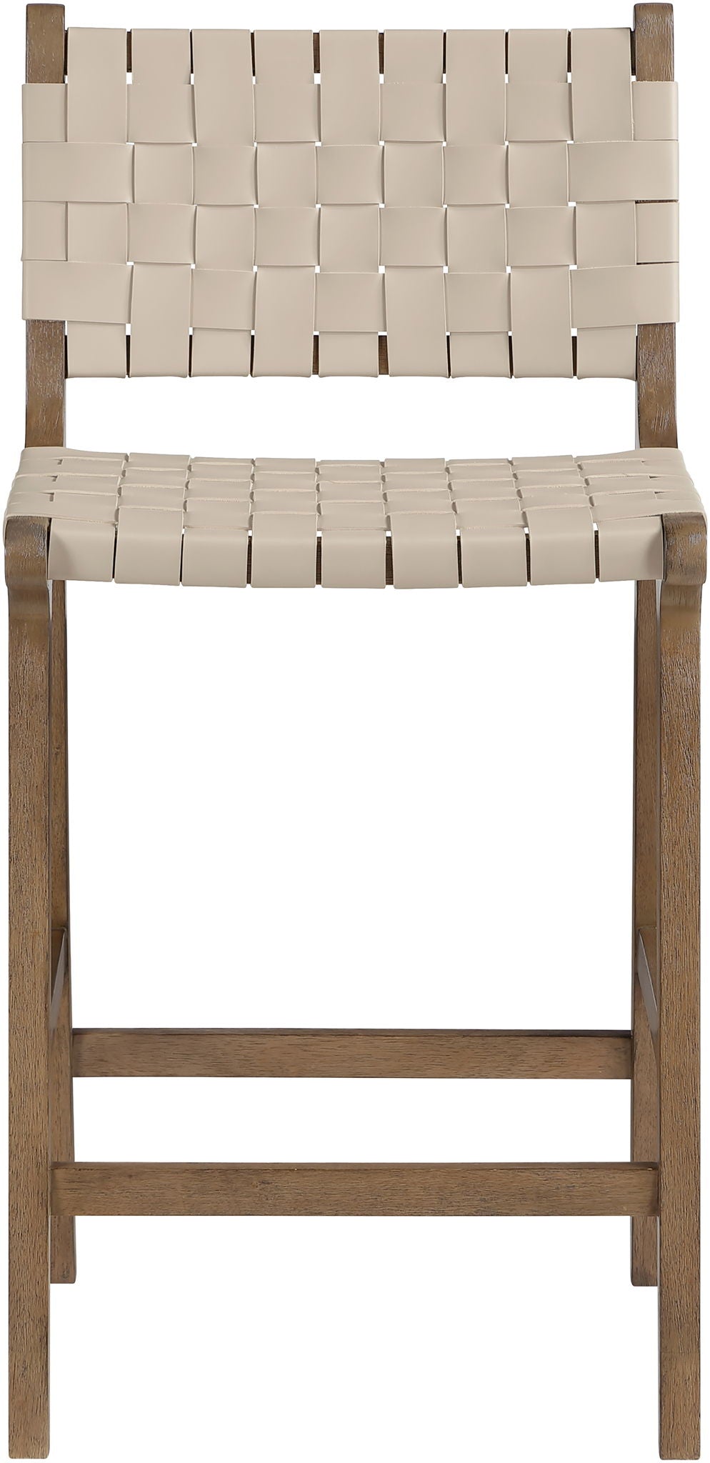 Entwine - Vegan Leather Upholstered Counter Stool - Painted Brown - Urban Living Furniture (Los Angeles, CA)