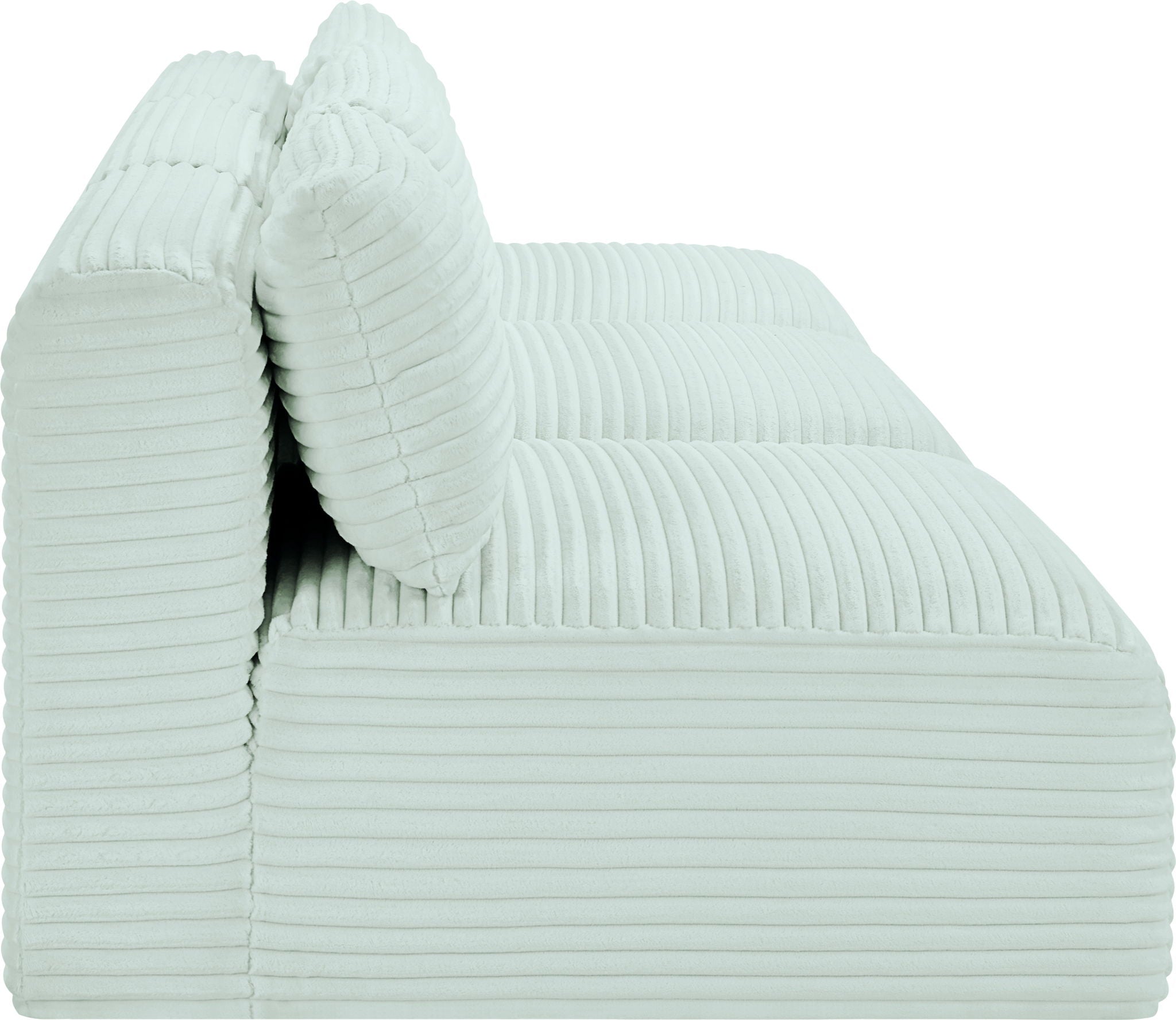 Shaggy - 3 Seat Modular Armless Sofa