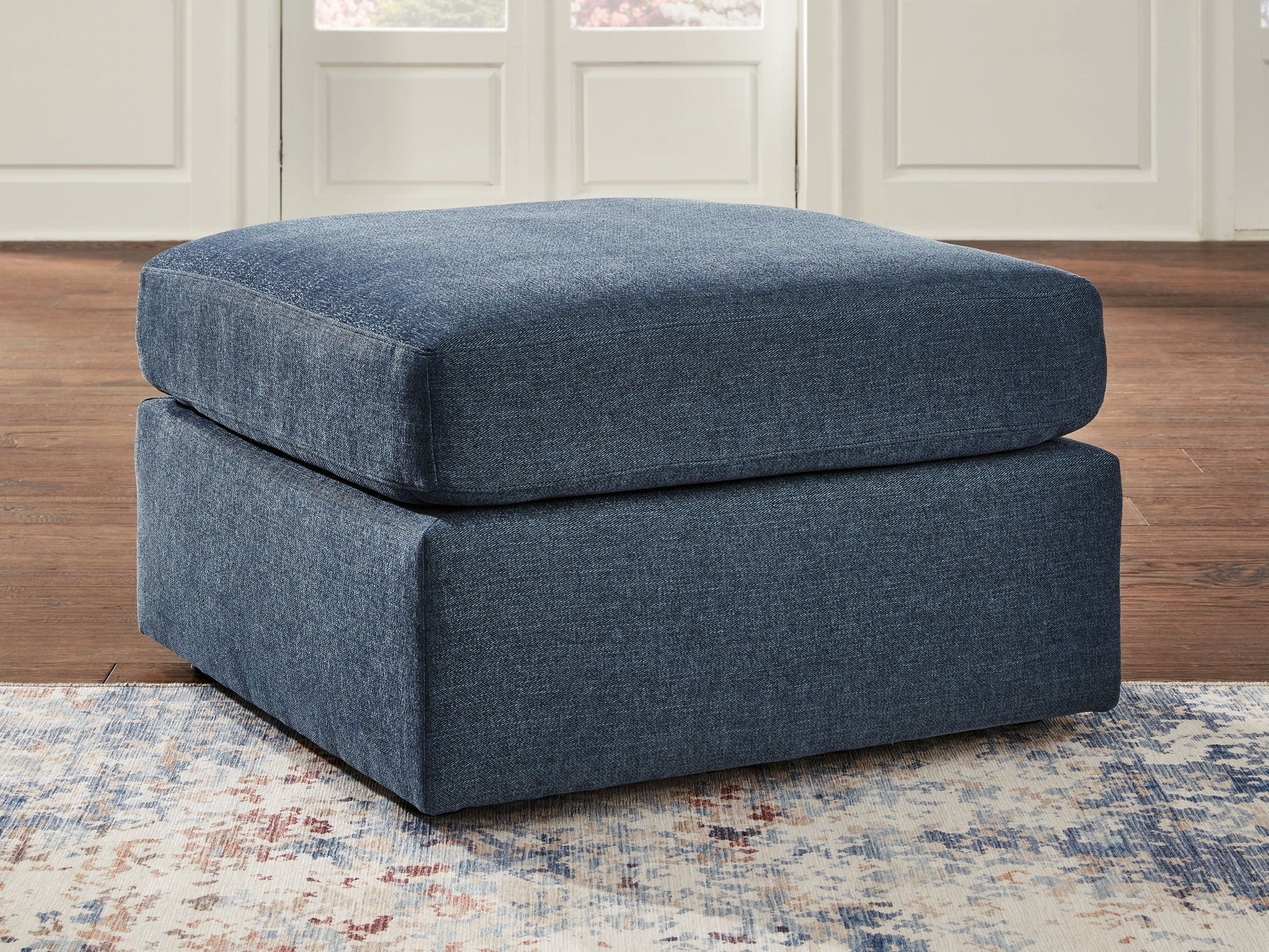 Modmax - Ink - Oversized Accent Ottoman - Fabric - Urban Living Furniture (Los Angeles, CA)