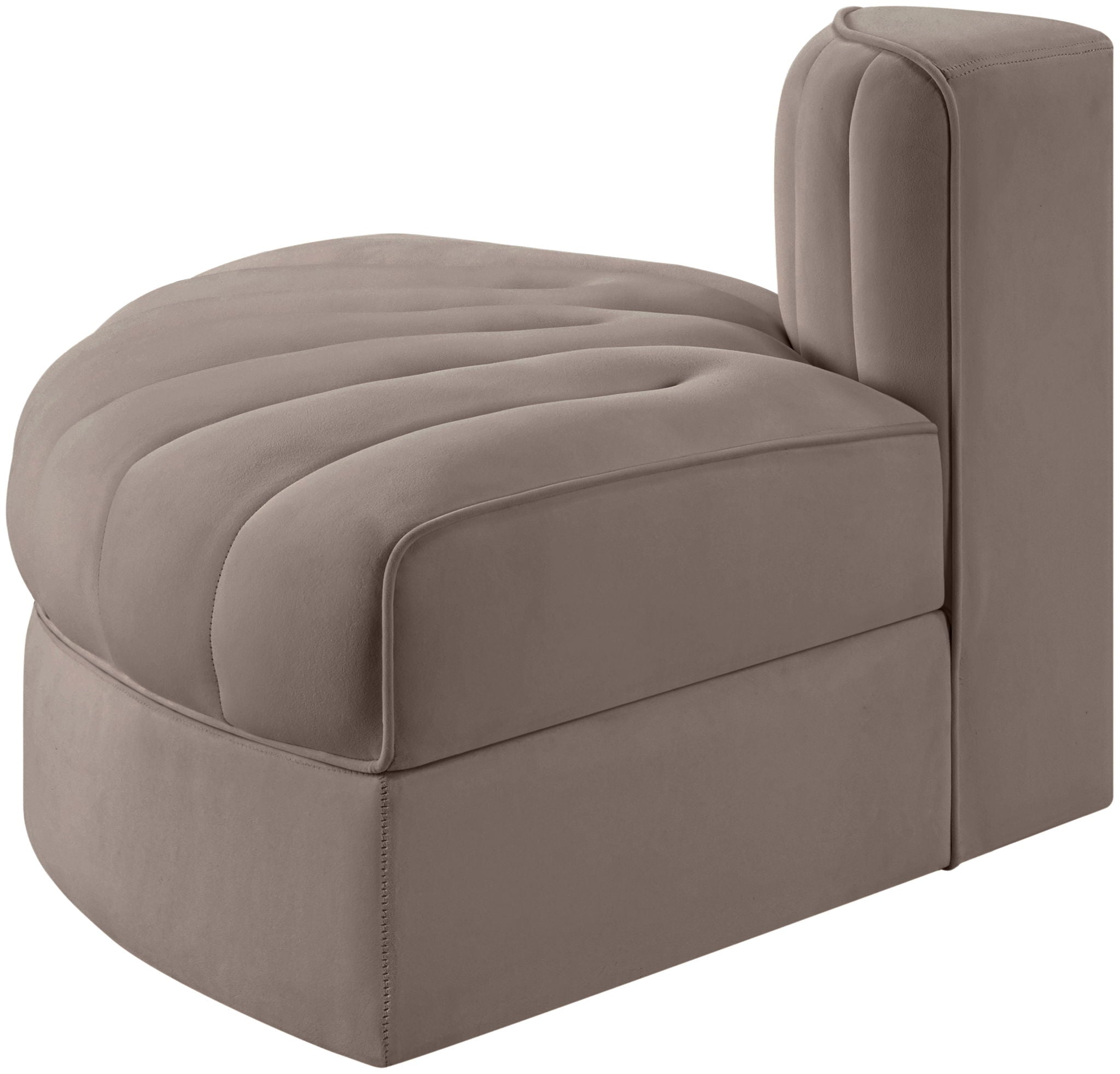 Rummi - Velvet Performance Fabric Upholstered Modular Chair - Urban Living Furniture (Los Angeles, CA)
