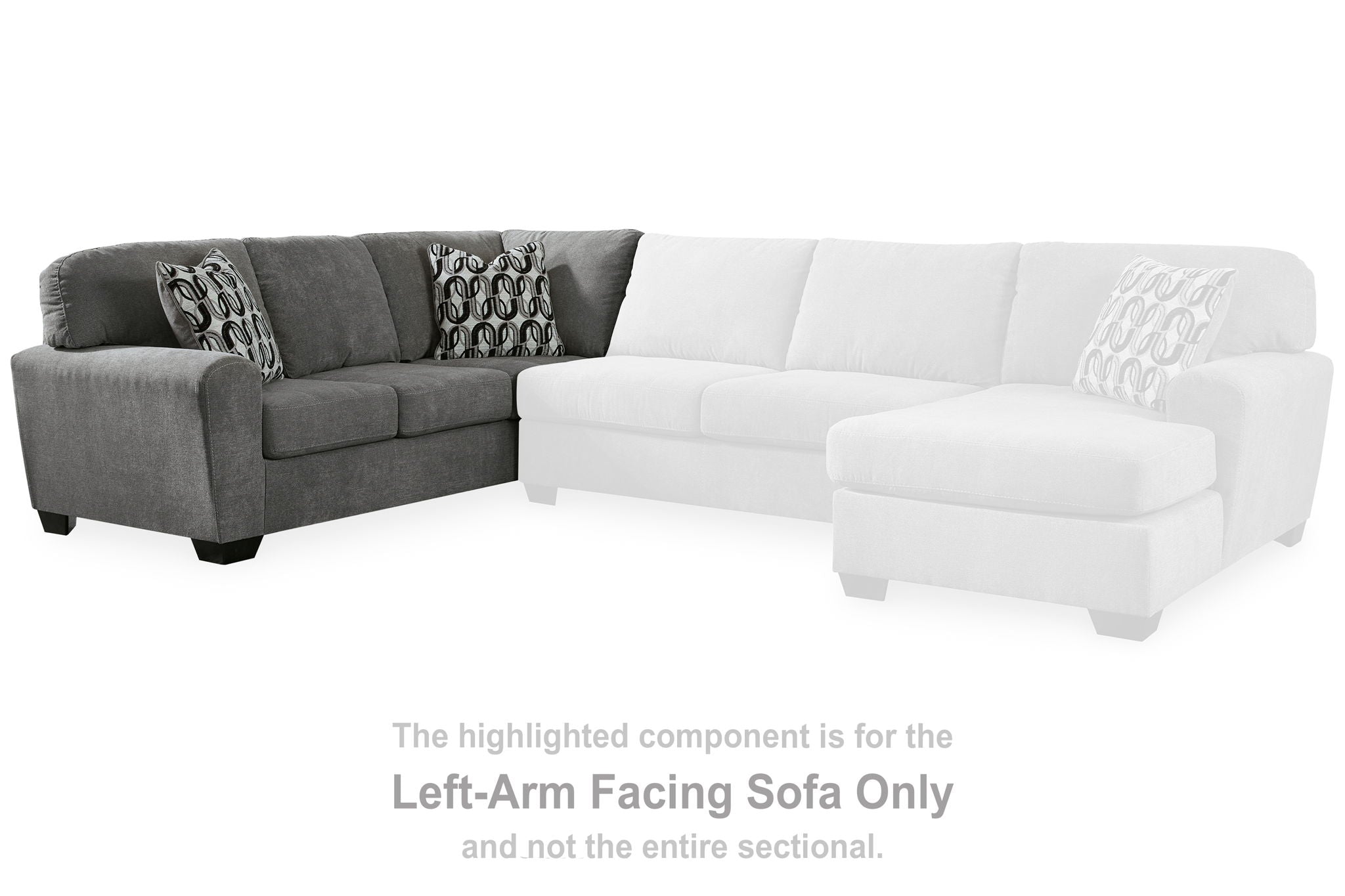 Birkdale Court - Gray - Laf Sofa - Urban Living Furniture (Los Angeles, CA)