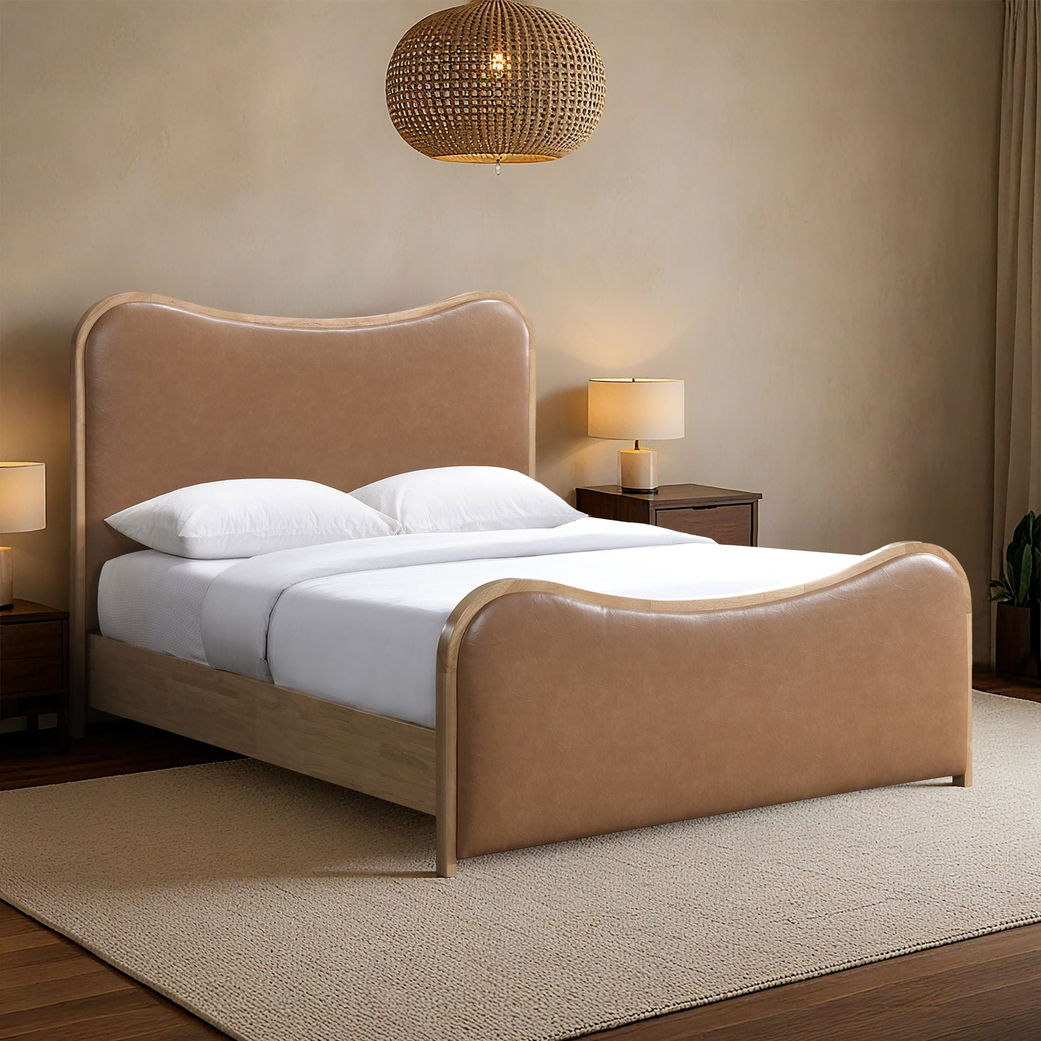 Arvada - Vegan Leather Bed - Urban Living Furniture (Los Angeles, CA)