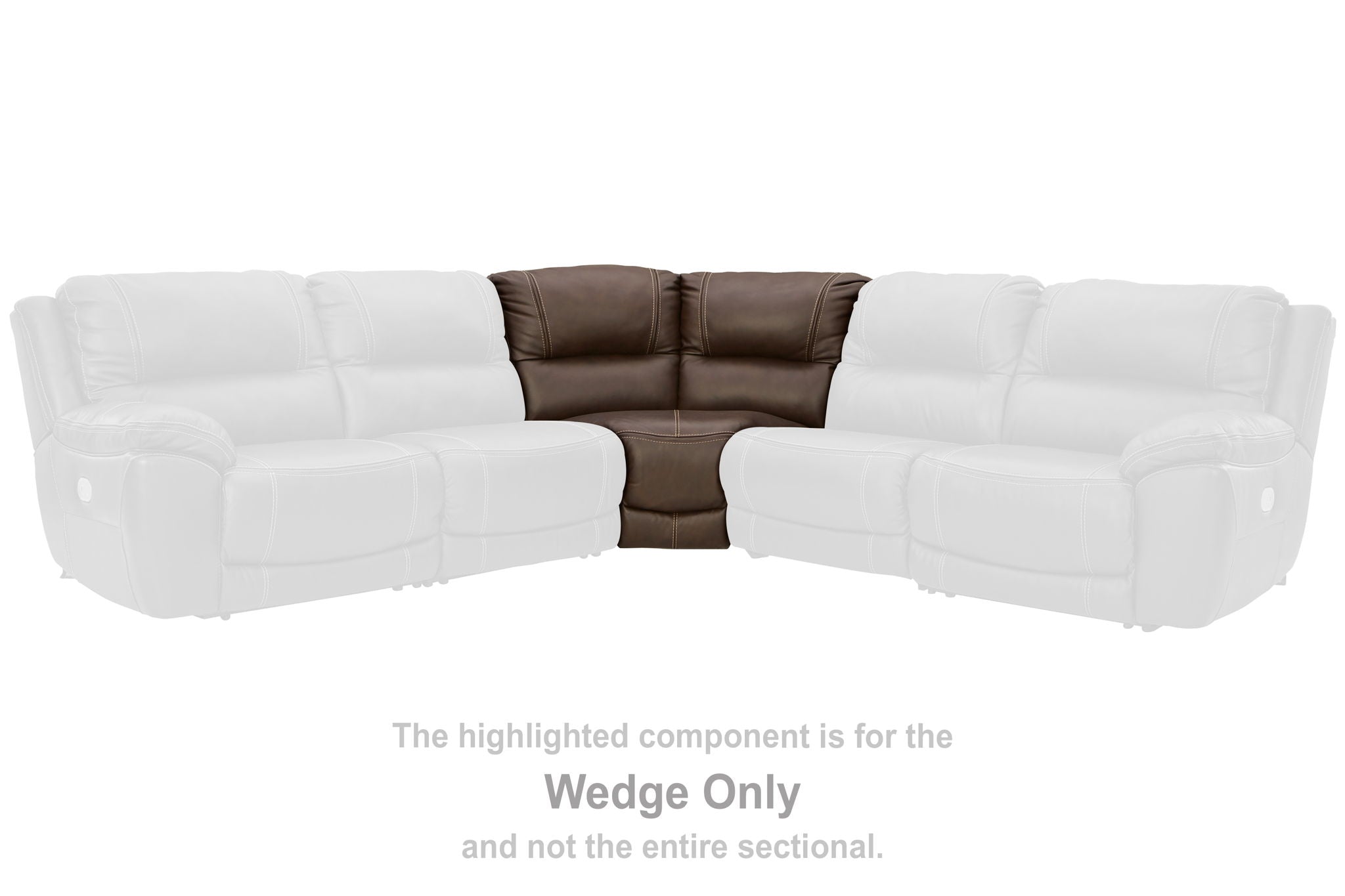 Dunleith - Chocolate - Wedge - Urban Living Furniture (Los Angeles, CA)