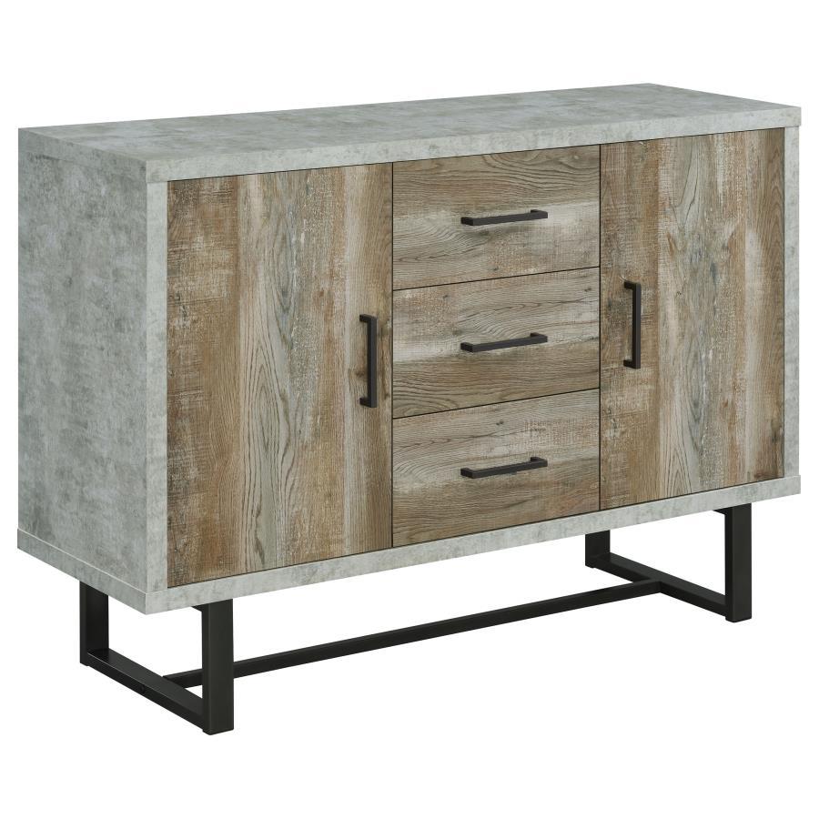 Abelardo - 3-Drawer Engineered Wood Cabinet - Weathered Oak - Urban Living Furniture (Los Angeles, CA)