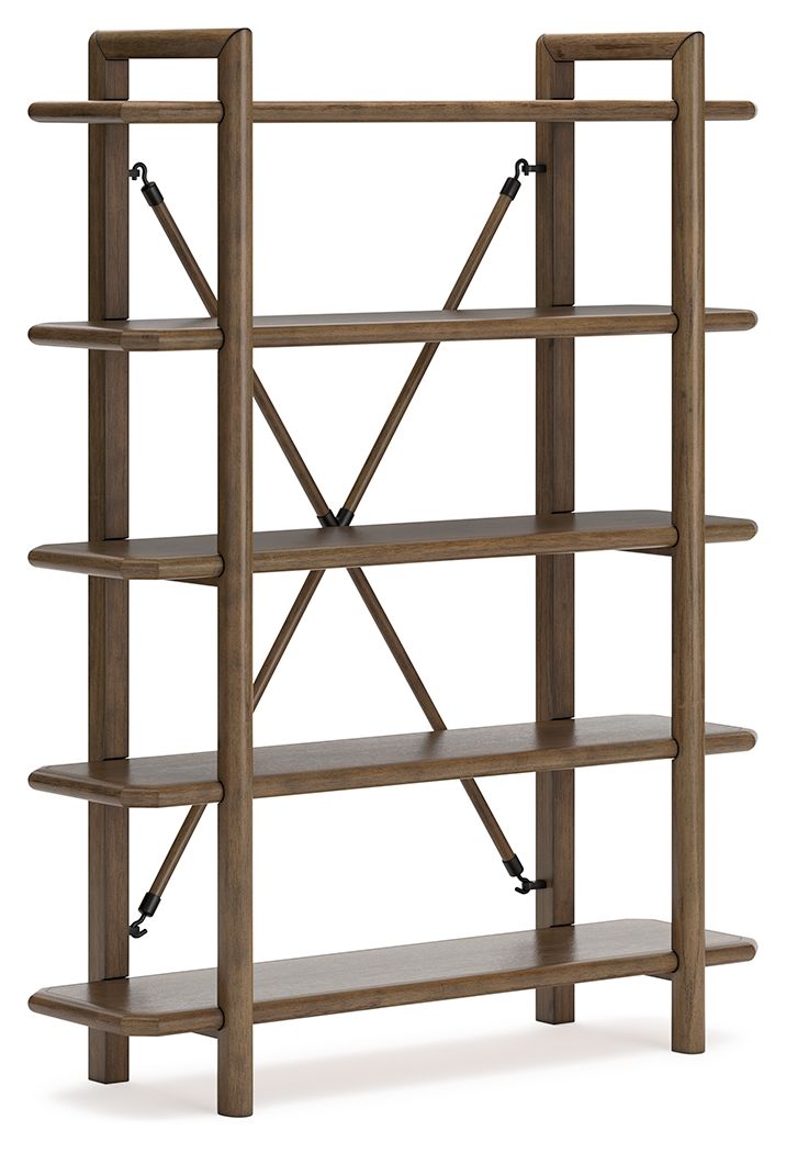 Roanhowe - Brown - Bookcase - Urban Living Furniture (Los Angeles, CA)