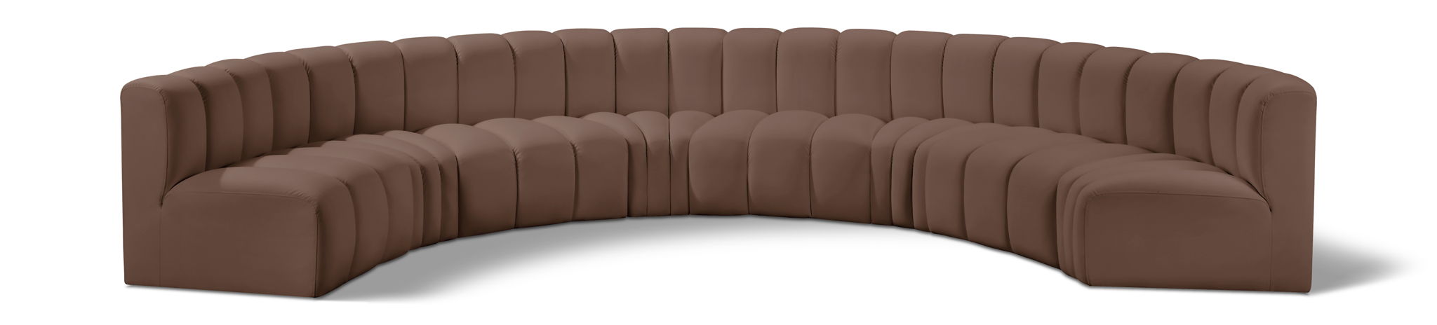 Arc - Faux Leather 8 Piece U-Shaped Modular Sofa - Urban Living Furniture (Los Angeles, CA)