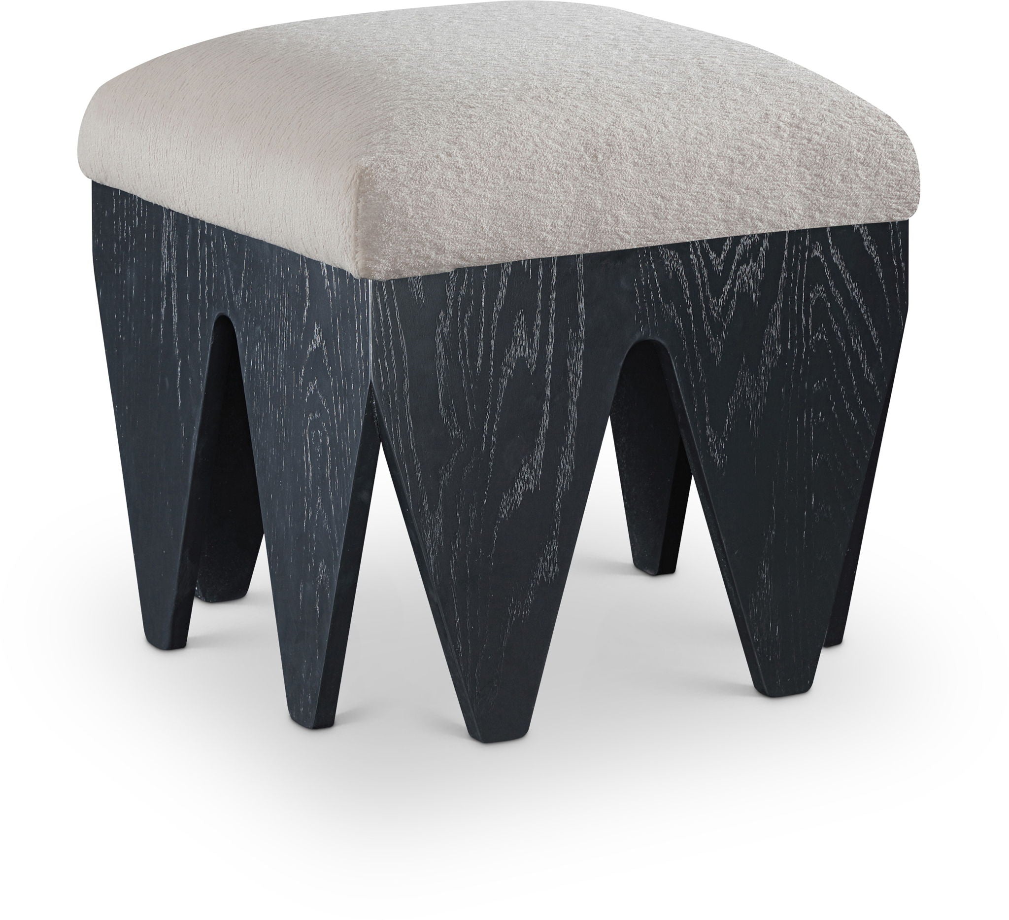 Altair - Fabric Bench - Black Base - Urban Living Furniture (Los Angeles, CA)