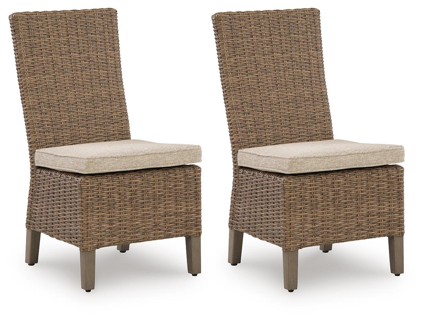 Laguna Heights - Side Chair With Cushion (Set of 2) - Beige - Urban Living Furniture (Los Angeles, CA)