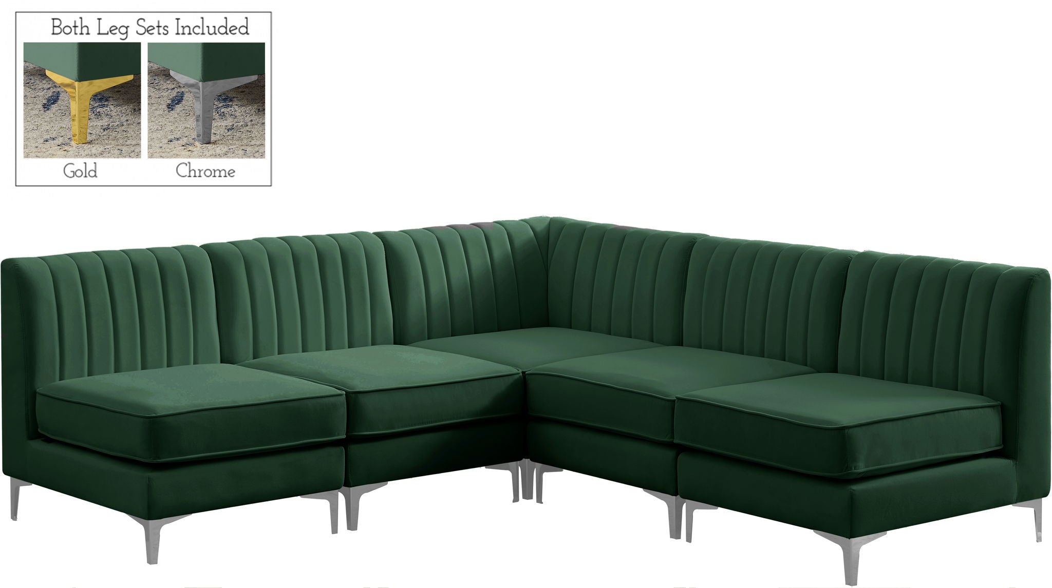 Alina - 5 Piece Armless Sectional - Urban Living Furniture (Los Angeles, CA)