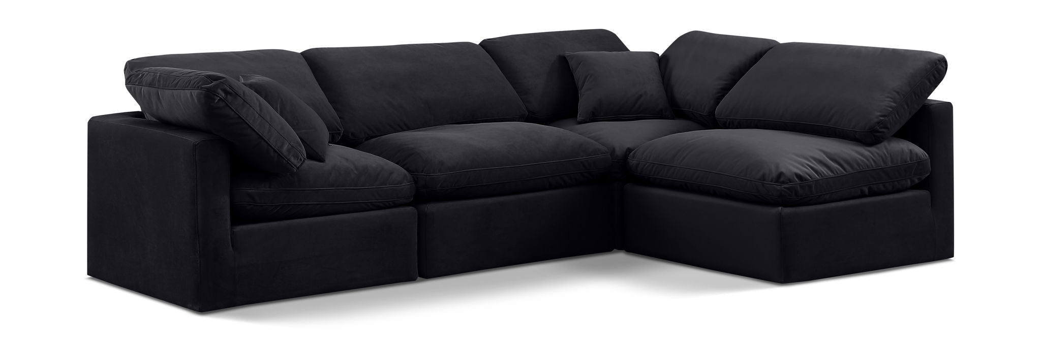 Indulge - Velvet 4 Piece Modular Sectional - Urban Living Furniture (Los Angeles, CA)