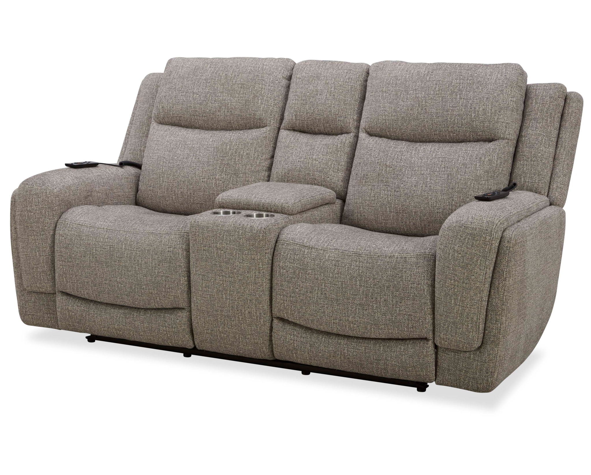 Penfield - Power Reclining Zero Gravity Console Loveseat With Heat, Massage And Speaker - Frappe - Urban Living Furniture (Los Angeles, CA)