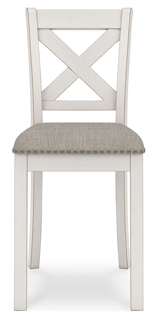 Robbinsdale - Upholstered Barstool (Set of 2) - Antique White - Urban Living Furniture (Los Angeles, CA)