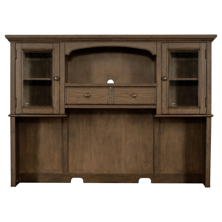 Hartshill - 2-Door Hutch With Shelves - Burnished Oak - Urban Living Furniture (Los Angeles, CA)