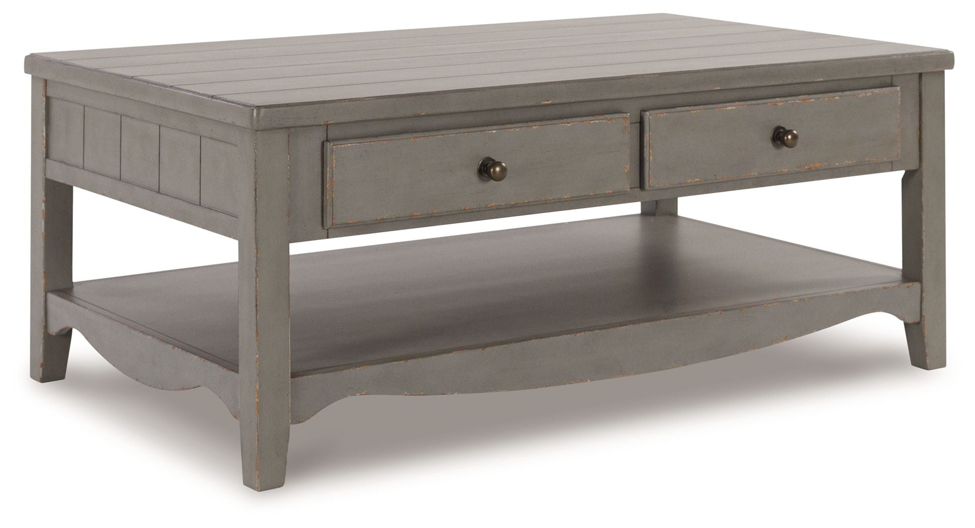 Charina - Antique Gray - Rectangular Cocktail Table - Urban Living Furniture (Los Angeles, CA)