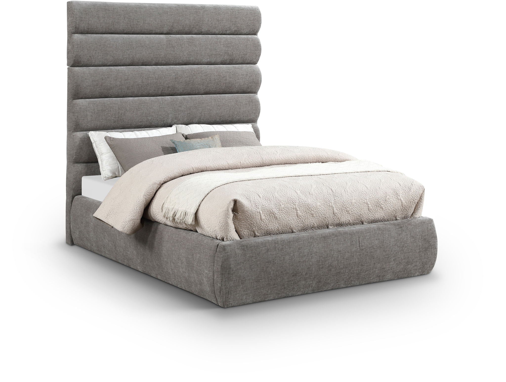 Adam - Chenille Fabric Bed With 70.5" Headboard - Urban Living Furniture (Los Angeles, CA)