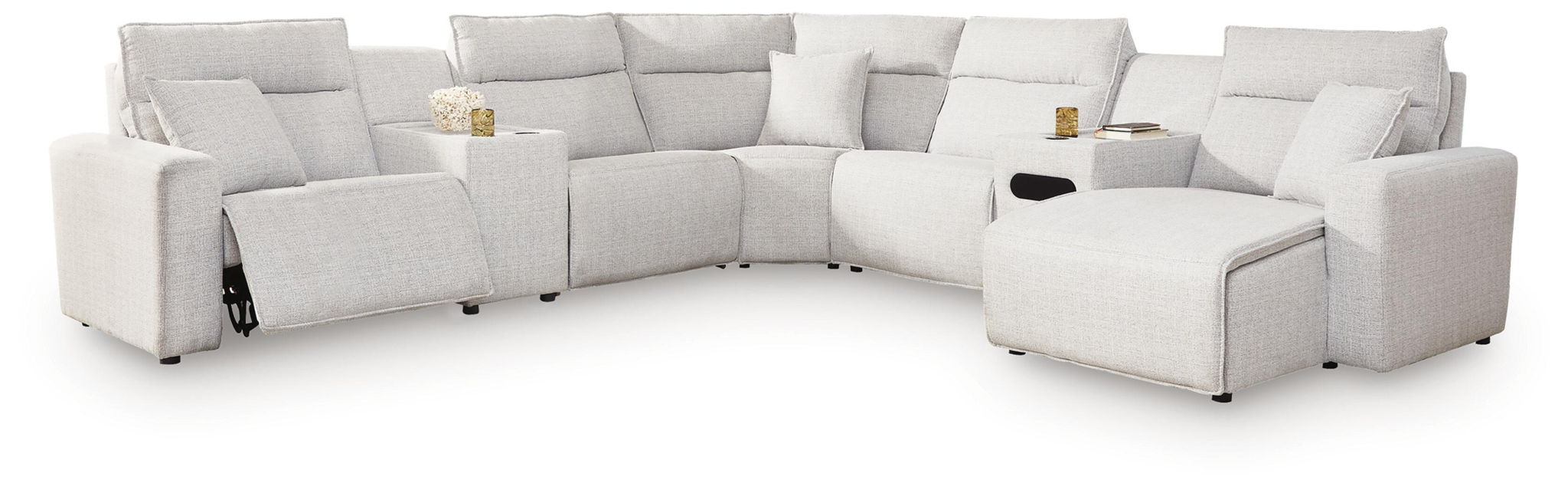 Modmax II - Reclining Sectional - Stone - Urban Living Furniture (Los Angeles, CA)