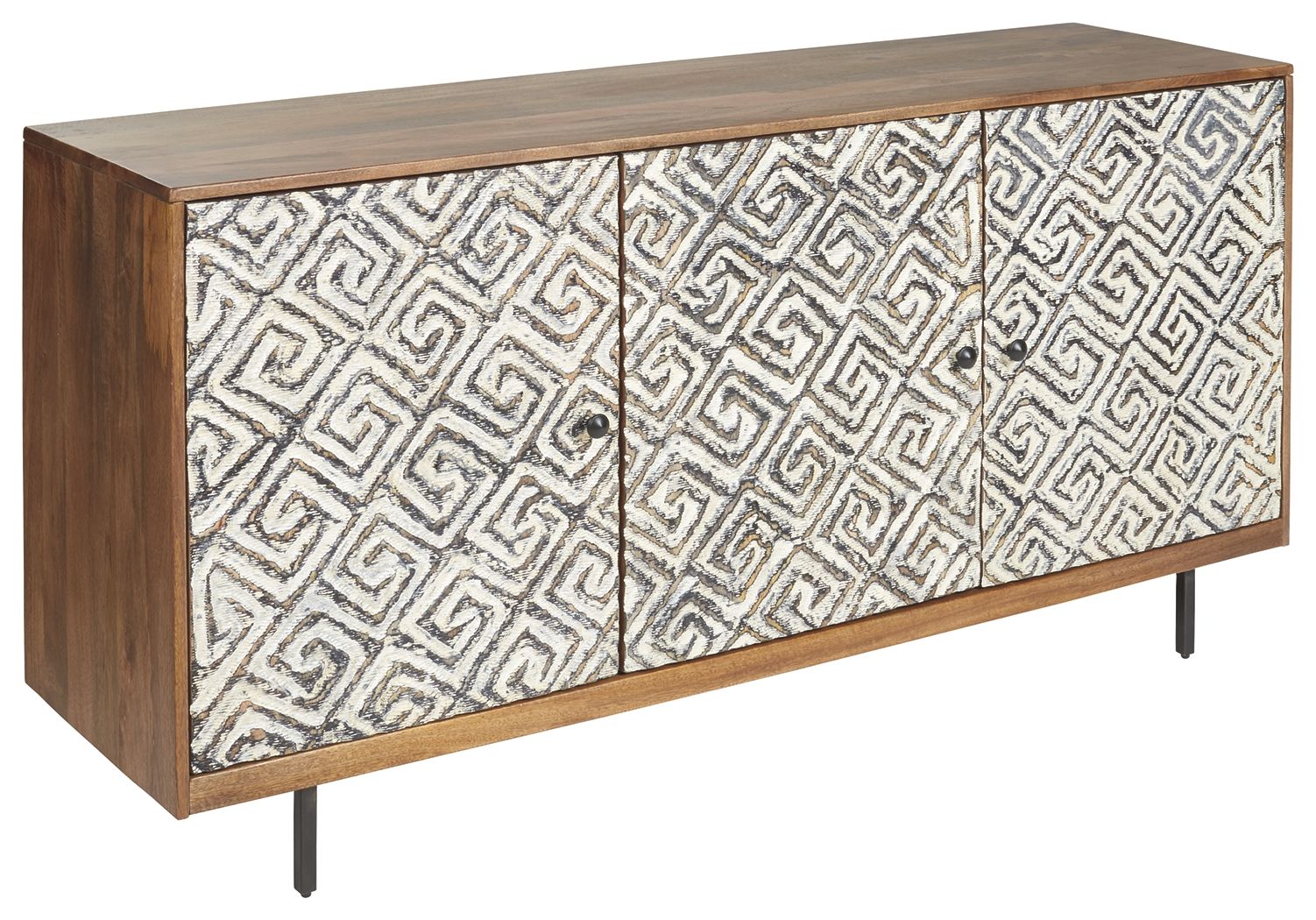 Kerrings - Brown / Black / White - Accent Cabinet - Urban Living Furniture (Los Angeles, CA)