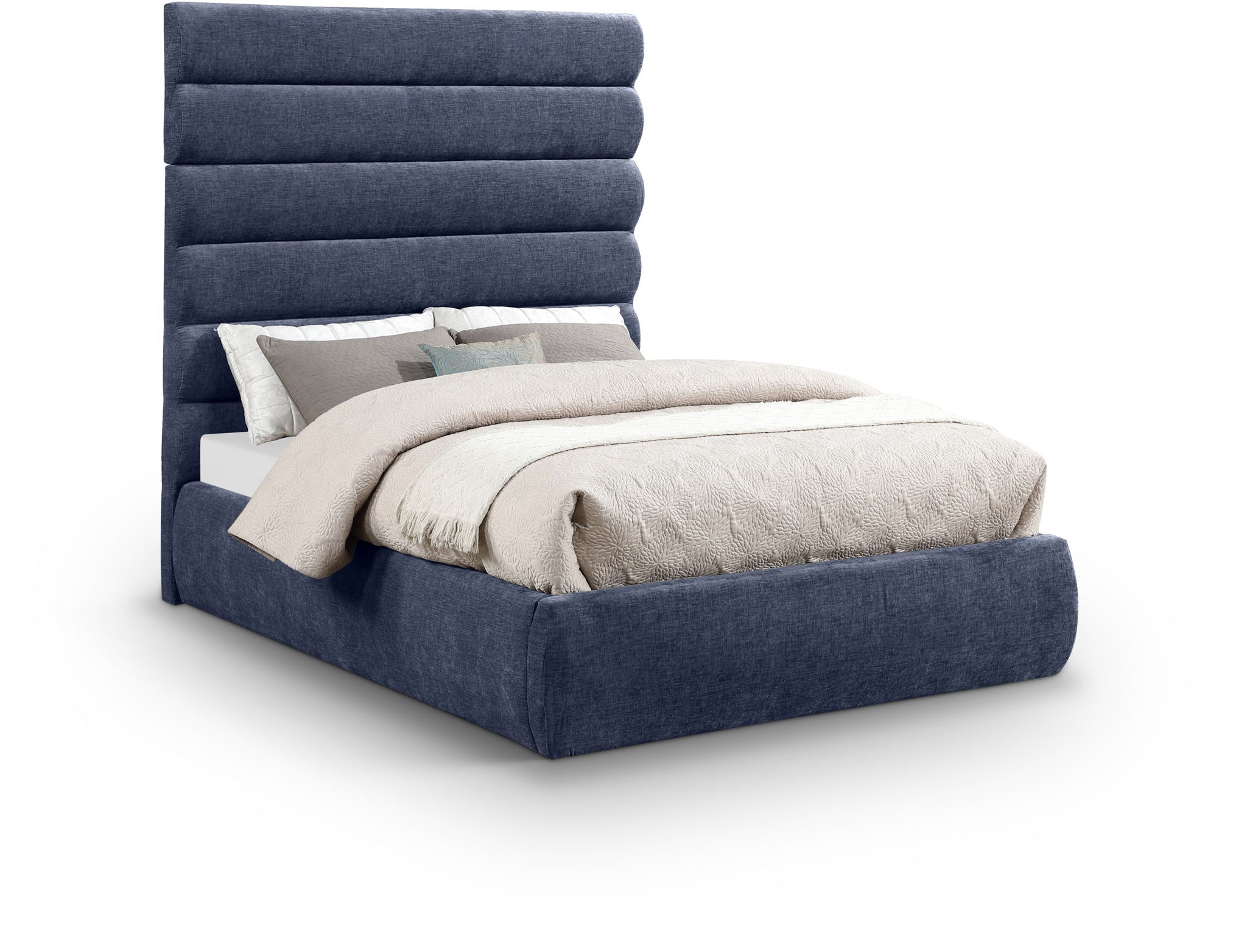 Adam - Chenille Fabric Bed With 70.5" Headboard - Urban Living Furniture (Los Angeles, CA)