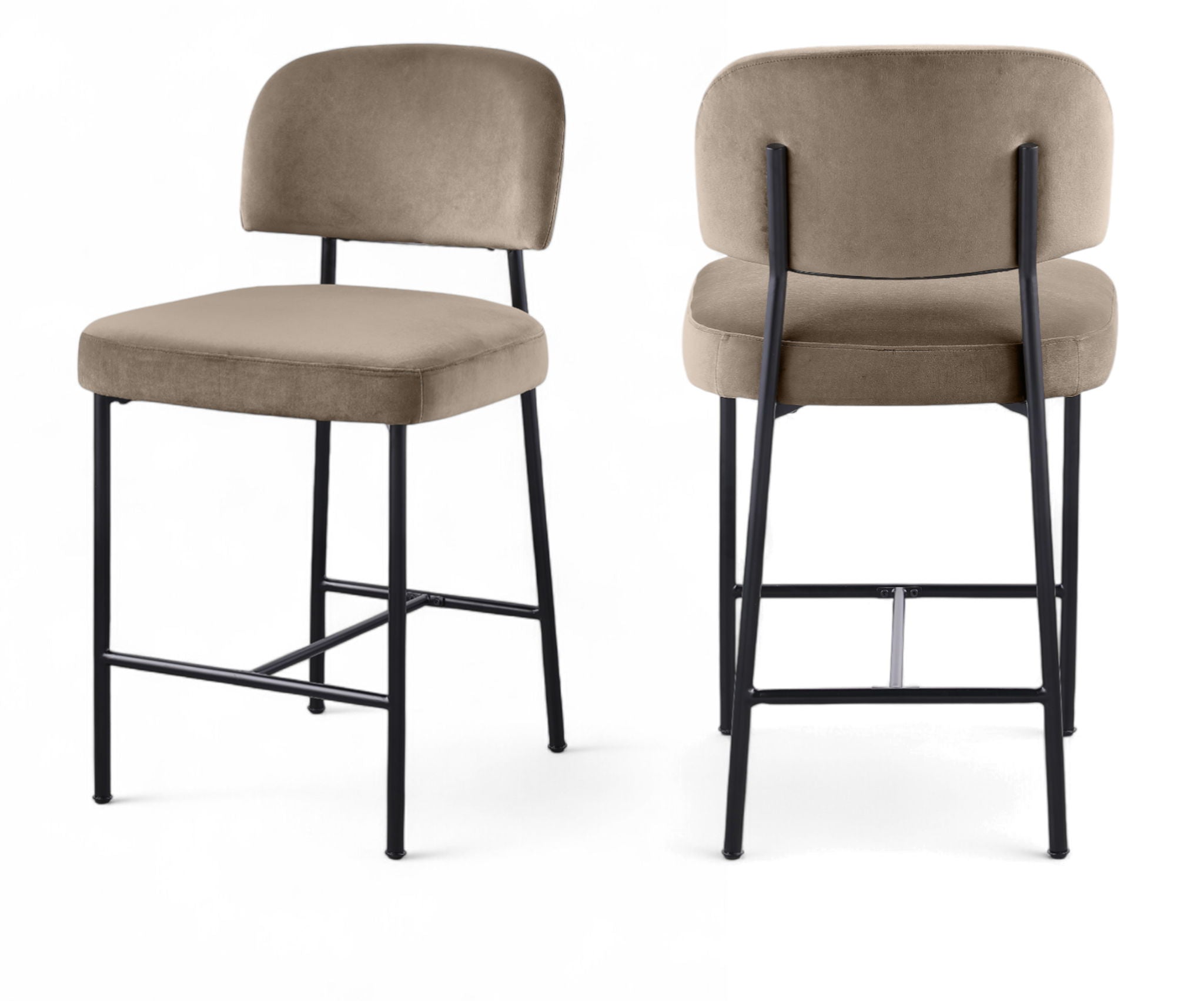 Zarelle - Performance Fabric Upholstered Counter Stool (Set of 2) - Urban Living Furniture (Los Angeles, CA)