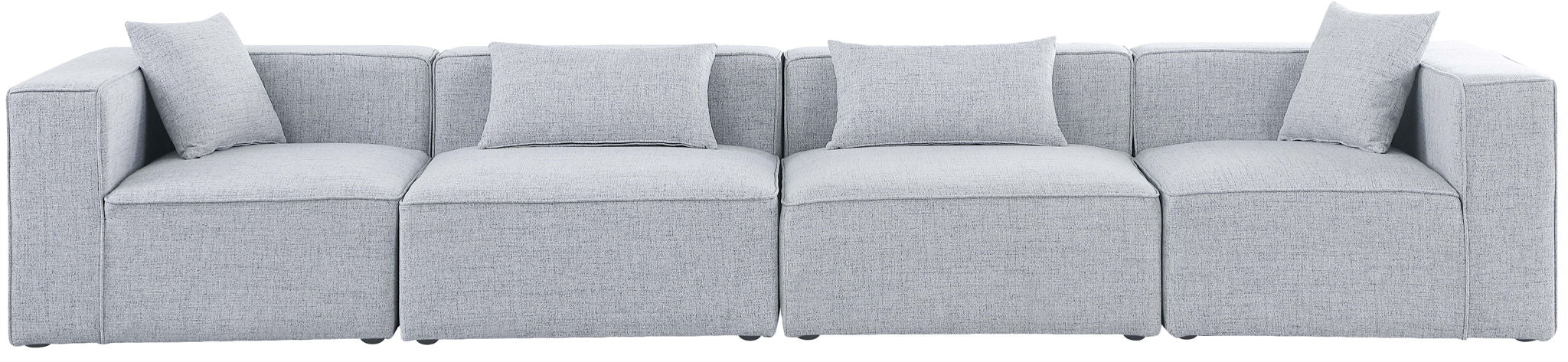 Cube - Linen Modular 4 Seat Sofa - Urban Living Furniture (Los Angeles, CA)