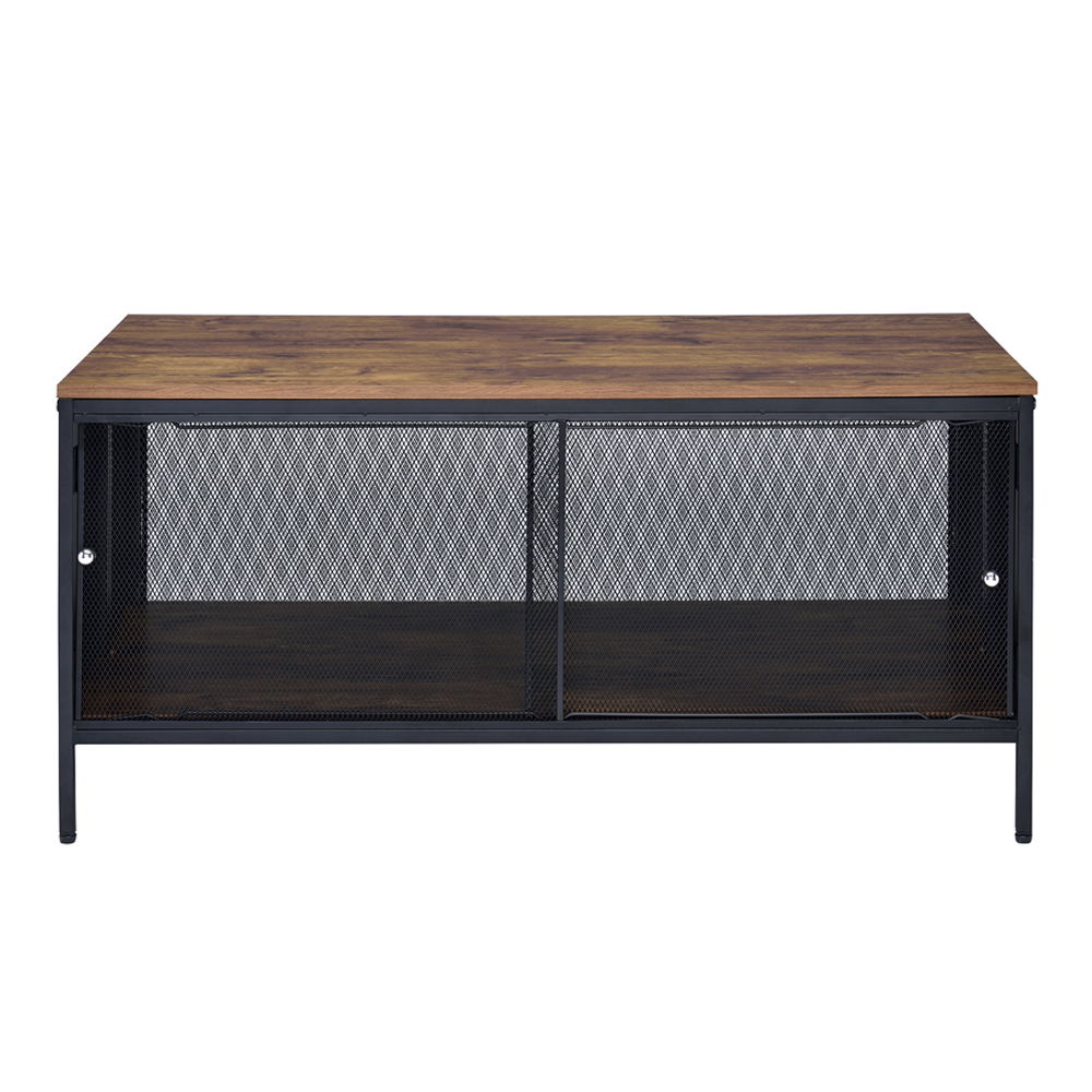 Winam - Coffee Table - Antique Oak & Black - Urban Living Furniture (Los Angeles, CA)