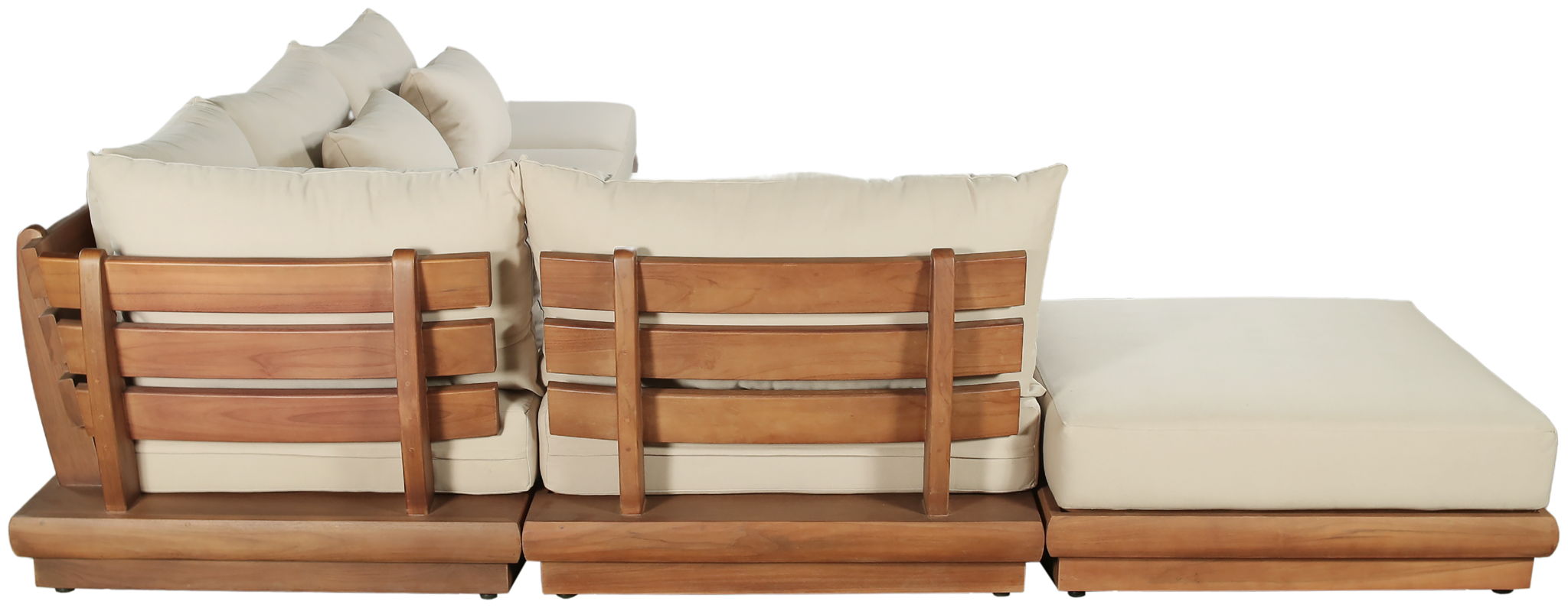 Mirella - 6 Piece Water Resistant Fabric Upholstered Outdoor Patio Modular Sectional - Urban Living Furniture (Los Angeles, CA)
