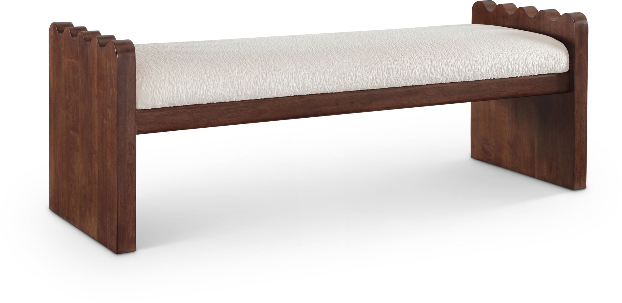 Sonia - Bench With Brown Base - Urban Living Furniture (Los Angeles, CA)