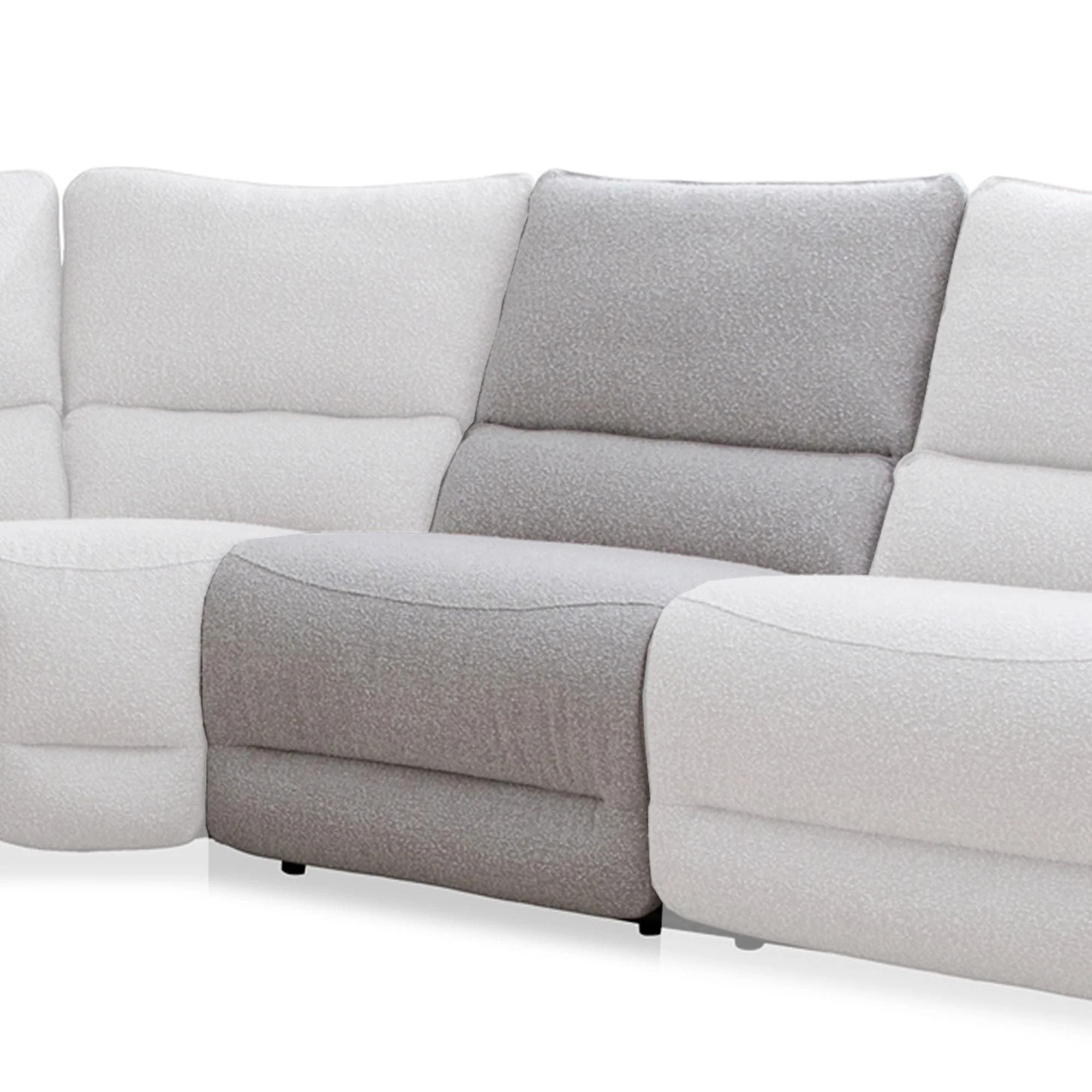 Stellar - Armless Manual Recliner - Bloke Cotton - Urban Living Furniture (Los Angeles, CA)