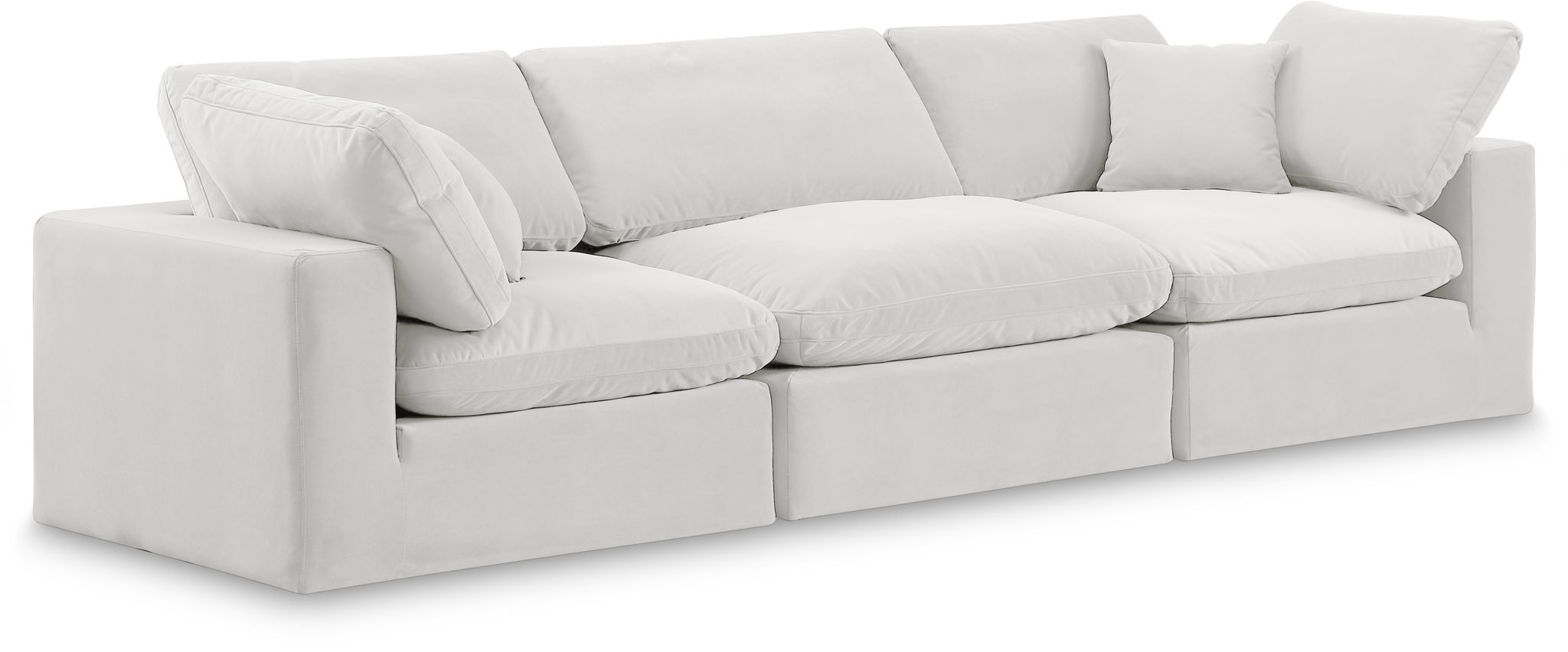 Comfy - Velvet Modular Sofa 3 Seats - Urban Living Furniture (Los Angeles, CA)