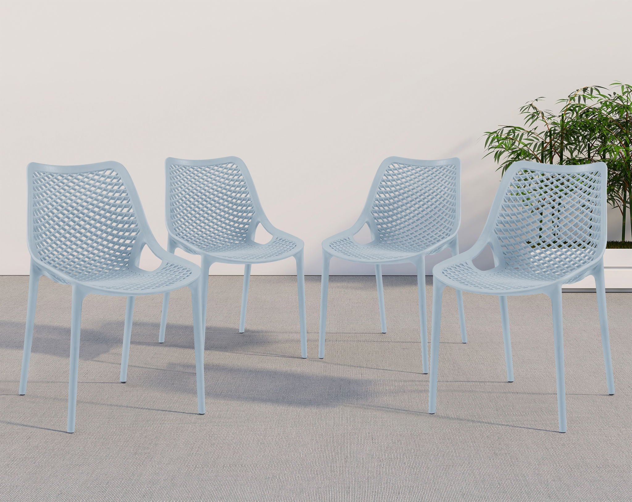 Mykonos - Outdoor Patio Dining Chair Set - Urban Living Furniture (Los Angeles, CA)