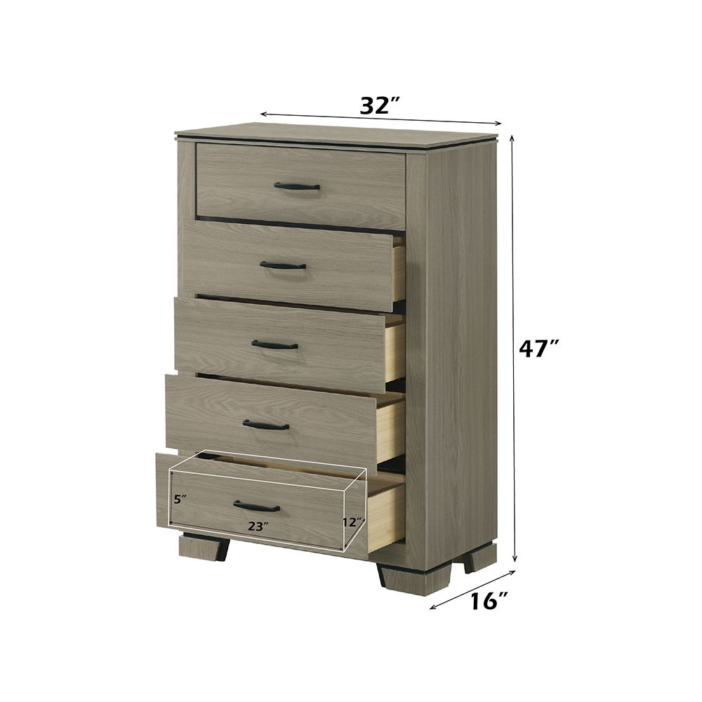 Joanna - Chest - Weathered Gray - Urban Living Furniture (Los Angeles, CA)