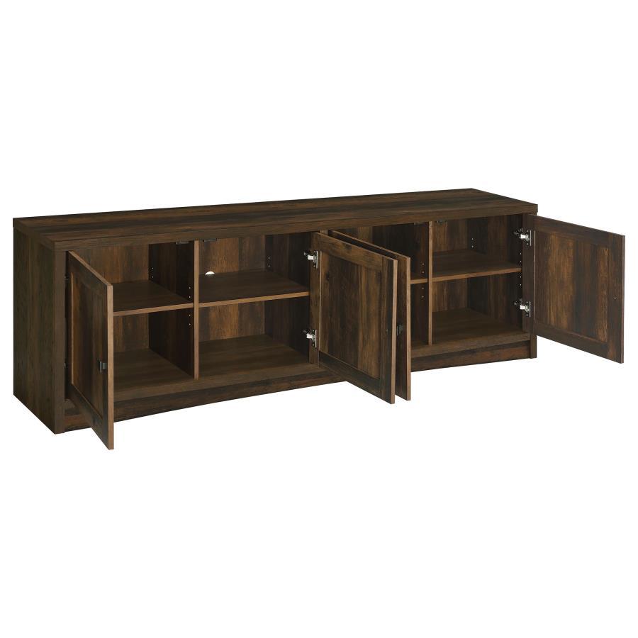 Laughlin - 4 Door Engineered Wood TV Stand - Dark Pine - Urban Living Furniture (Los Angeles, CA)