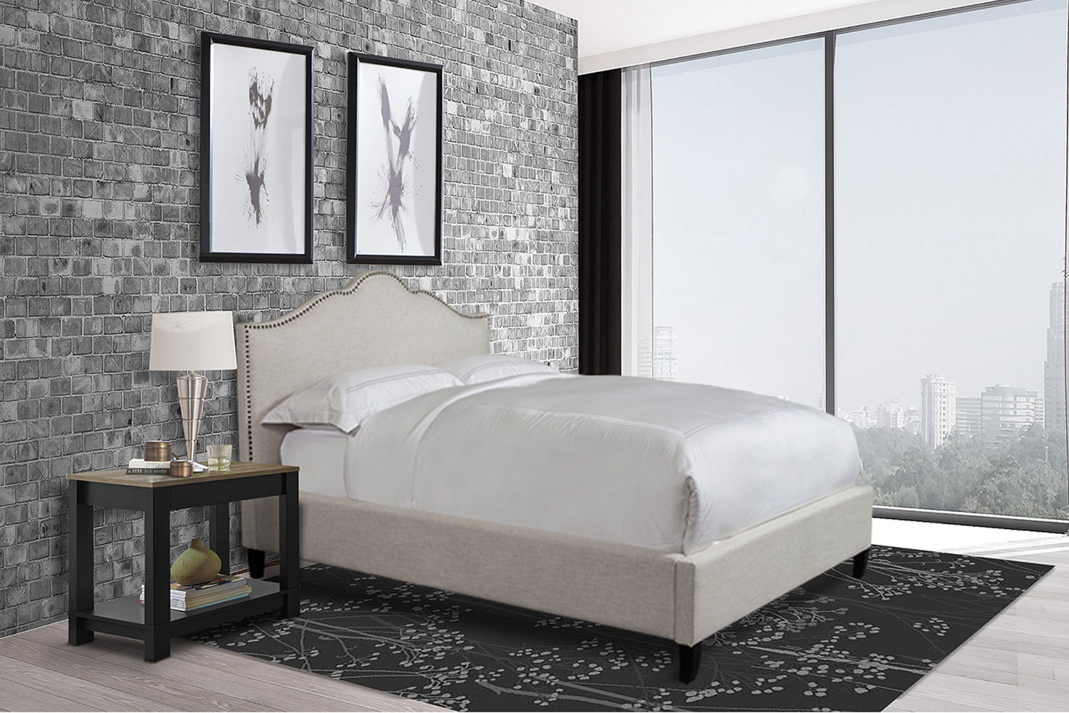Jamie - Upholstered Bed - Urban Living Furniture (Los Angeles, CA)