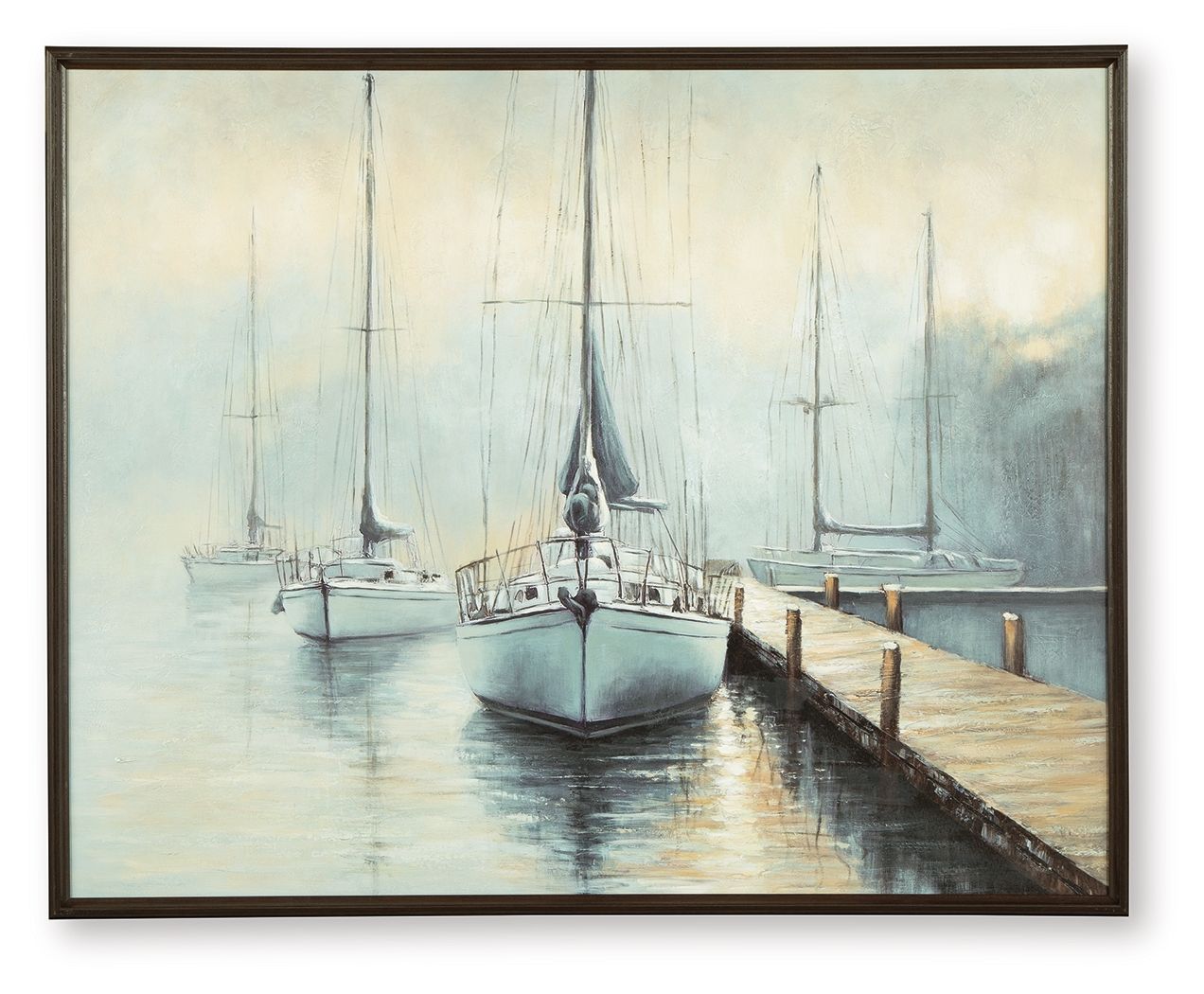 Worthney - Blue / White / Brown - Wall Art - Urban Living Furniture (Los Angeles, CA)