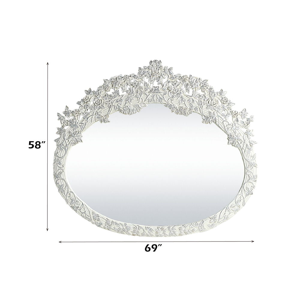 Vanaheim - 58" Mirror - Antique White - Urban Living Furniture (Los Angeles, CA)