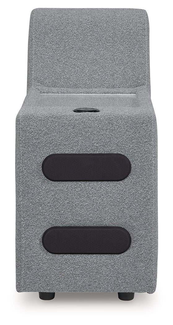 ModMax II - Salt And Pepper - Console With Audio System - Urban Living Furniture (Los Angeles, CA)