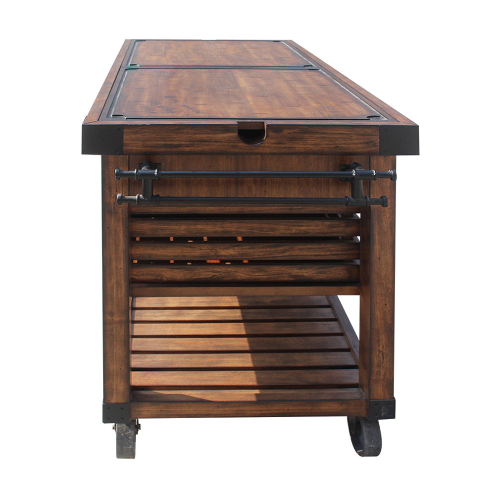 Kaif - Kitchen Cart - Distressed Chestnut - Urban Living Furniture (Los Angeles, CA)